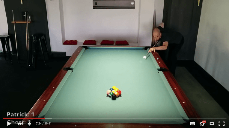 [Video] Let’s play… pool! #2 – 9-ball against the ghost with english commentary